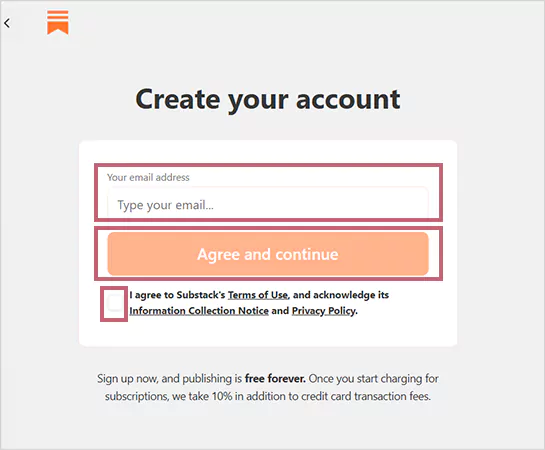 Registration Interface