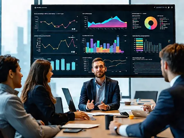 Business review meeting with the help of AI

