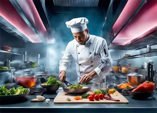 Cusinie with technological elements