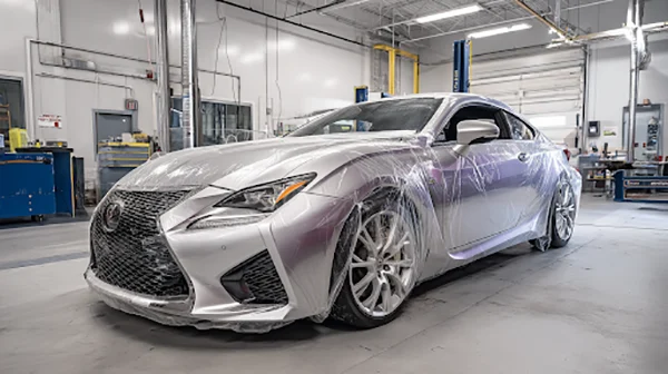 Adding finishing touches to the wrap
