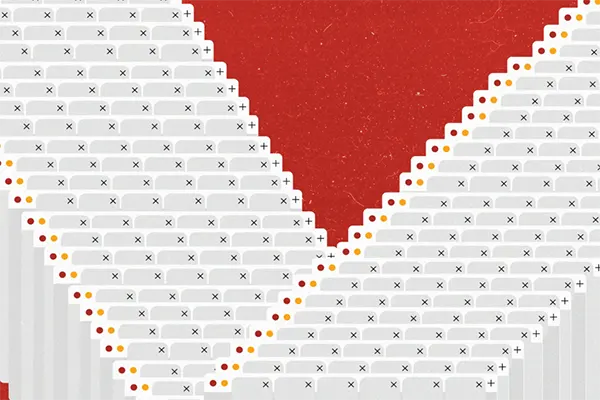 Illustration of multiple overlapping browser windows