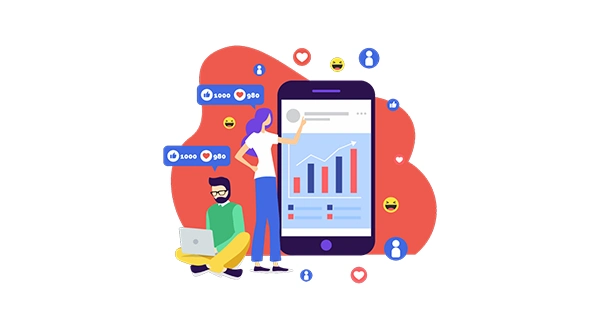 Social media growth
