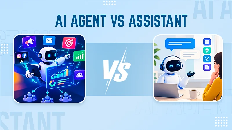 Marketing AI Agent vs AI Assistant What Actually Changes