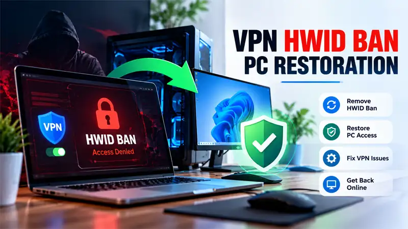 HWID Bans vs VPN Fixes — What Actually Restores Your PC in 2026