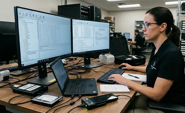 An Official Engaged in Digital Forensics