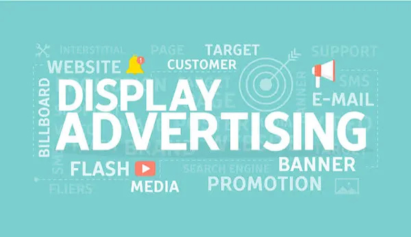 An image showing a display advertisement text with what it includes.