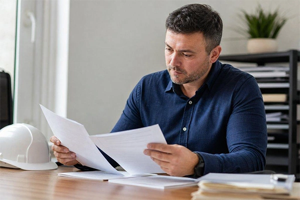 Contractor bonding paperwork